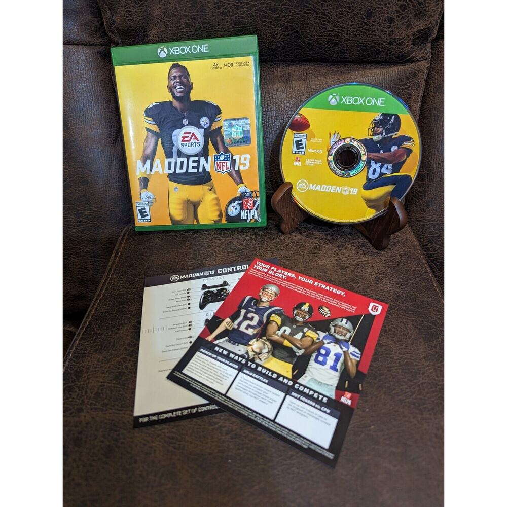 Madden NFL 19 - Xbox One XB1 American Football Simulation Game Tested Working